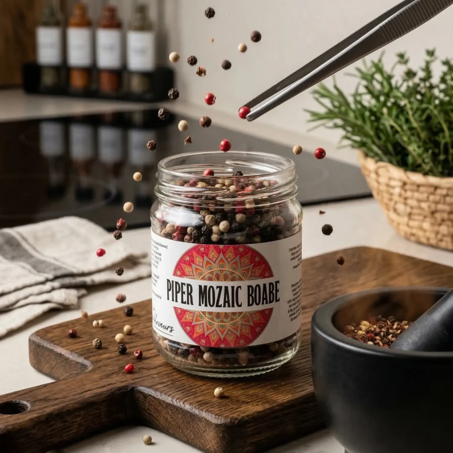 Piper mozaic boabe