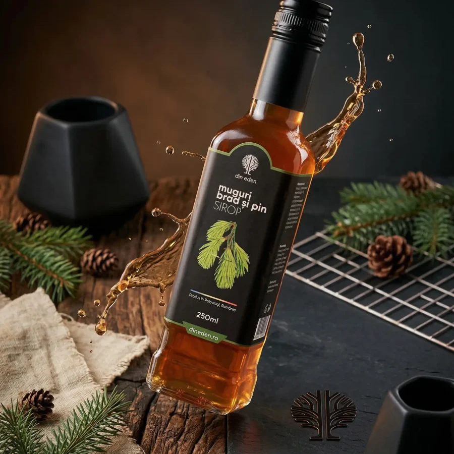 Sirop din muguri de brad si pin