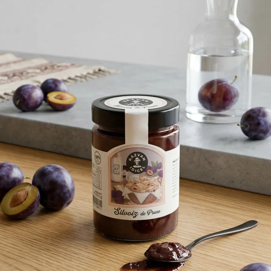 Silvoiz de prune fara adaos de zahar