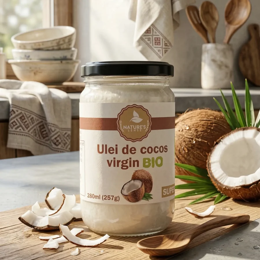 Ulei de cocos virgin ecologic
