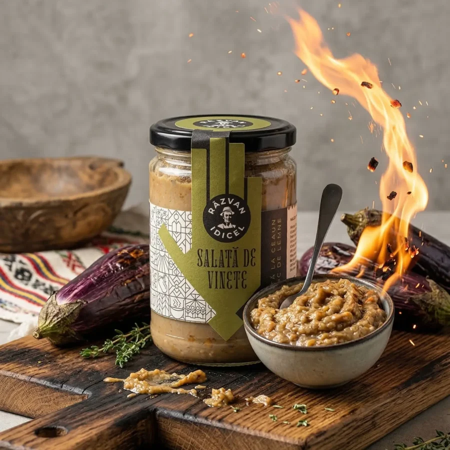 Salata de vinete preparate la gratar