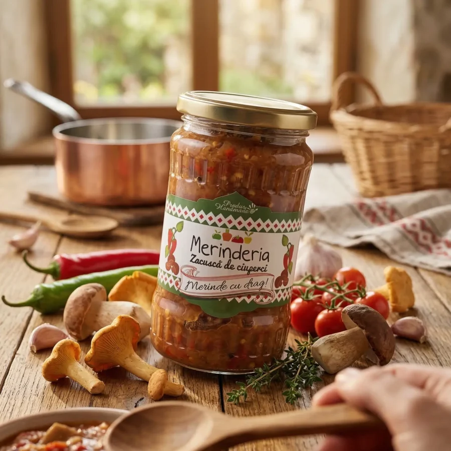 Zacusca cu ciuperci