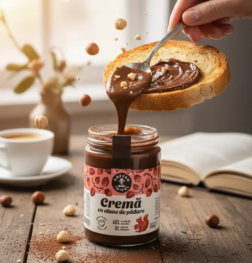 Crema de alune de padure