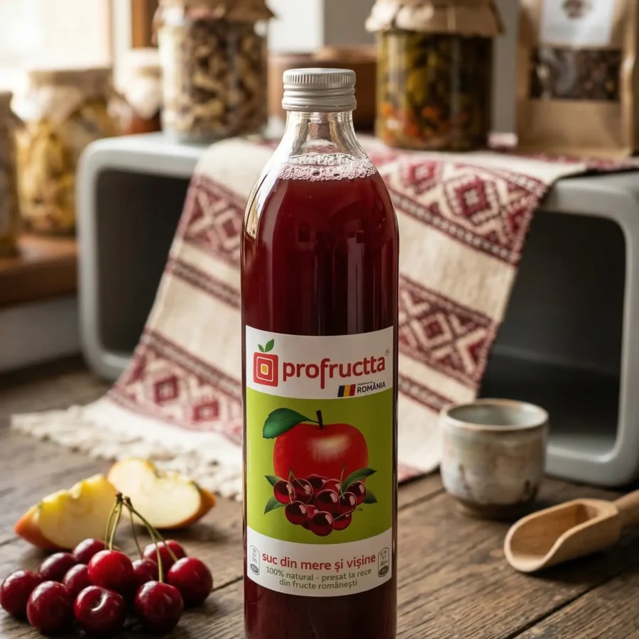 Suc din mere si visine 500 ml