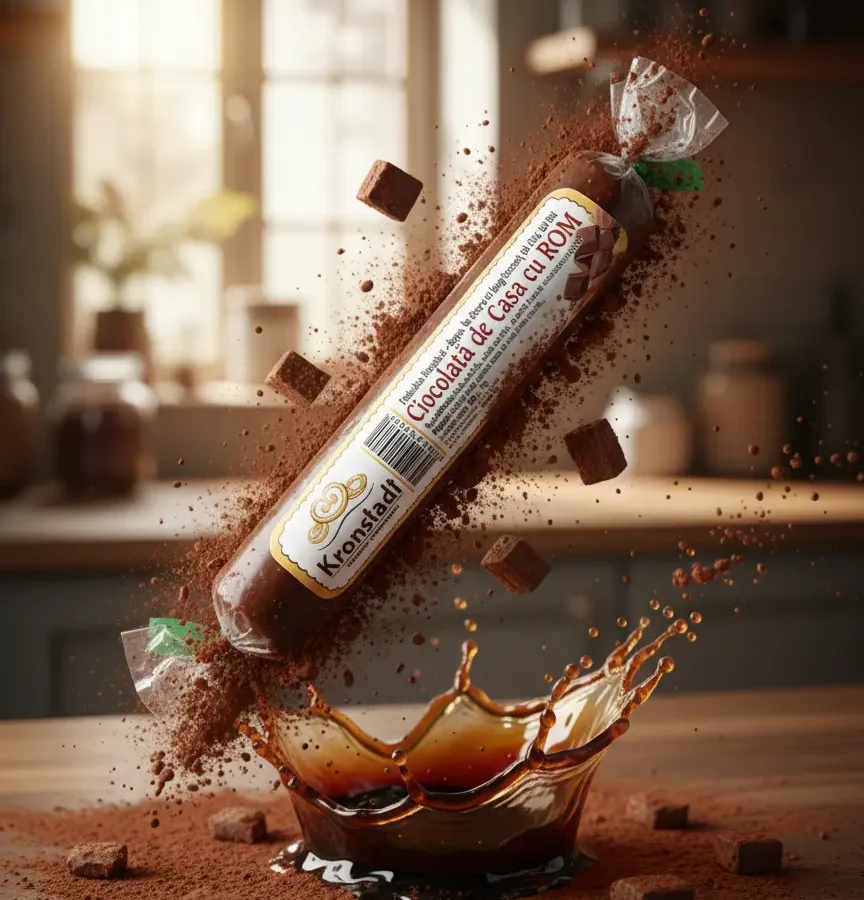 Ciocolata de casa cu rom