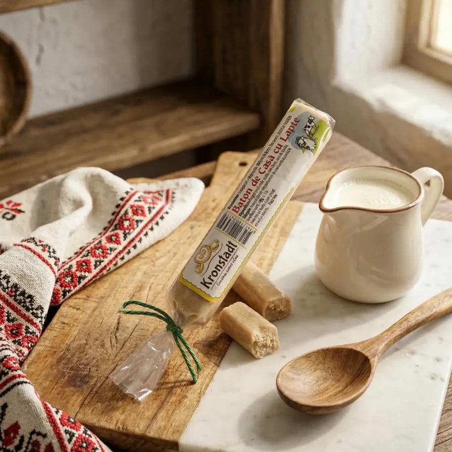 Baton de casa cu lapte