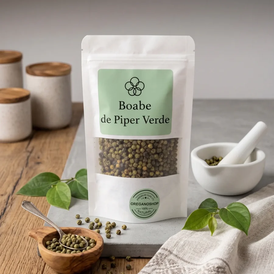 Boabe de piper verde