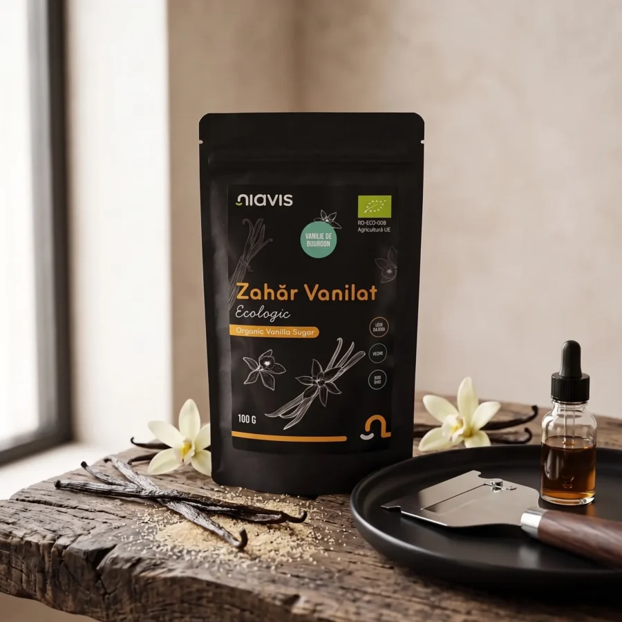Zahar vanilat ecologic