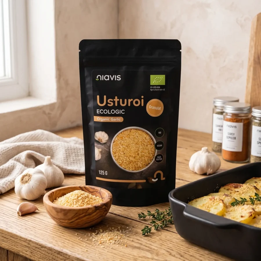 Usturoi ecologic granulat