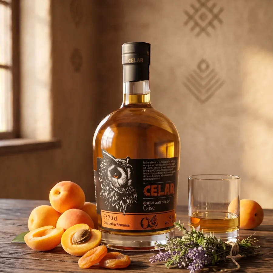 Distilat autentic de caise 50% Alc.