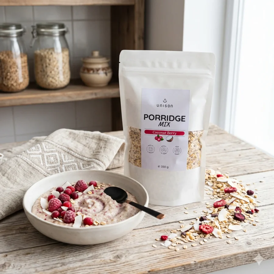 Porridge Coconat Berry