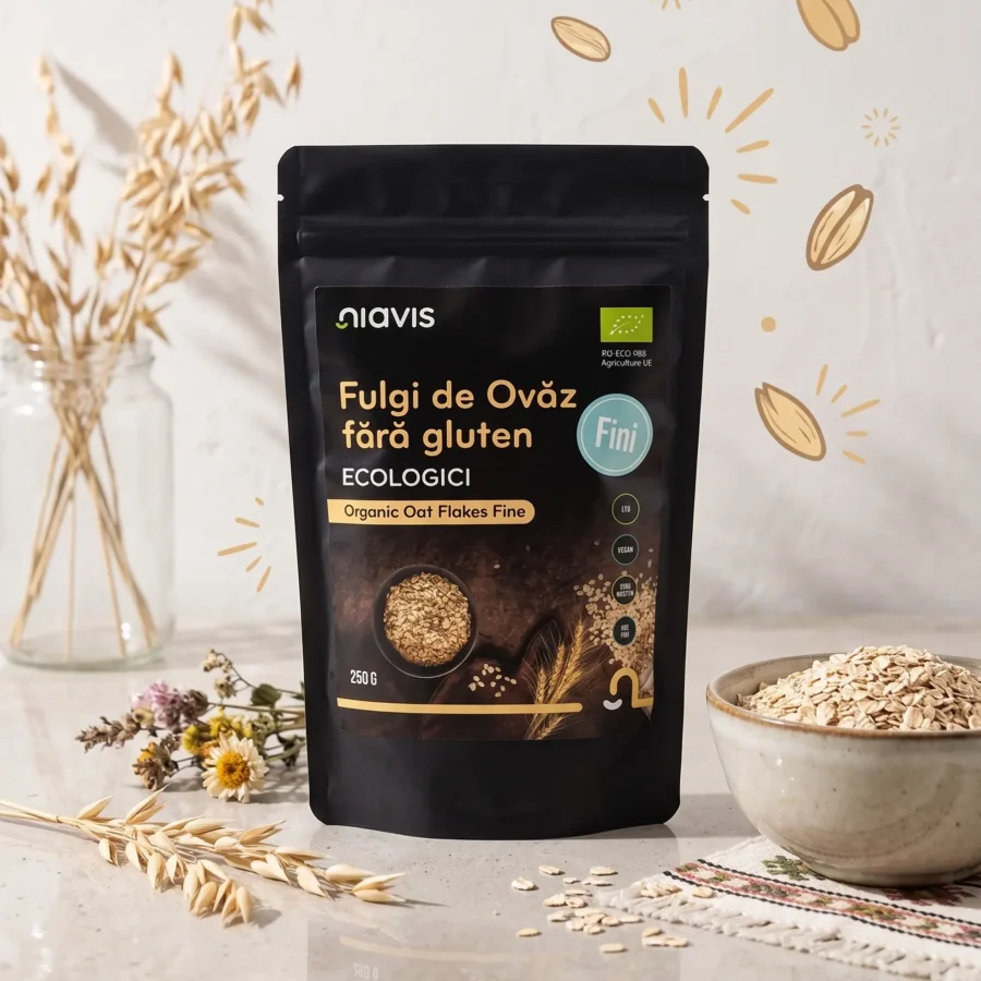 Fulgi de ovaz fara gluten